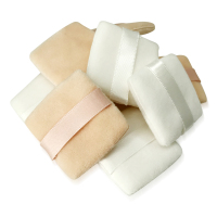 零售5片 颜色备注 勾扑棉干粉扑小号迷你40*6方形粉盒替换化妆海绵工具植绒干散蜜粉