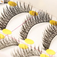 自然裸眼睫毛盒假浓密睫毛一手工XSR13交叉短款棉线妆台湾梗