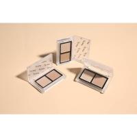 omega+KA 3g 送鼻影刷 送刷 JILL LEEN晶采双色修容 高光阴影鼻影双色盘自然omega