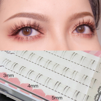 假睫毛分段式下睫毛已剪自然短款素颜裸妆磨尖下睫毛日系杂志单株