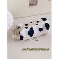 奶牛化妆包*侧拎款*涤纶材质 可爱手提化妆包女便携护肤品收纳包ins风大容量旅行洗漱包化妆箱