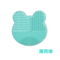 薄荷绿 清洁双面洗刷蛋 洗刷子神器化妆刷清洗盒海绵垫清洁便携干洗洗刷刷子盒眼影刷清洁