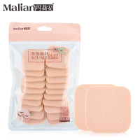 20片装 玛莉安20片方形粉扑干湿两用化妆海绵粉饼BB霜粉底液上妆工具替换