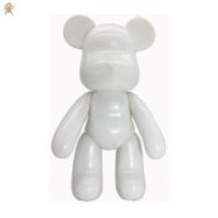单个熊-不送材料包23cm-白坯 手工钻石diy熊贴钻熊diy手工贴钻熊手工粘钻熊23cm搪胶公仔工艺品