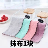 奶奶说抹布很好用[抹布1块] 刷锅刷子天然竹刷不伤锅刷厨房好帮手竹刷子抹布清洁灶台刷锅神器