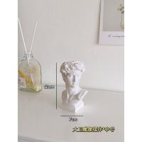 中号*大卫摆件/可当收纳筒 创意化妆刷收纳筒桌面收纳盒ins刷子桶置物架办公室笔筒装饰摆件