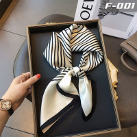 F-001 搭配衬衣的丝巾小长条丝巾职业小方巾女时尚装饰领巾发带扎发绑发