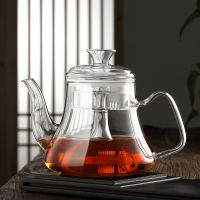 A款蒸茶壶(1100毫升) 玻韵蒸茶壶玻璃蒸汽煮茶器普洱蒸茶器煮茶壶家用套装煮茶炉电陶炉