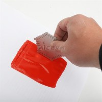 不锈钢六角湿膜梳湿l膜涂厚仪卡片梳规油漆油墨测料5度2厚-3000um