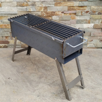 带腿50*15厘米+条网 加厚满焊烧烤炉 架子带腿家户外商用木炭羊肉串烤网支架箱碳户外