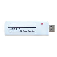 白色 USB2.0 川宇 C201 CF卡读卡器 usb2.0 CF读卡器 相机数控机床内存卡直读