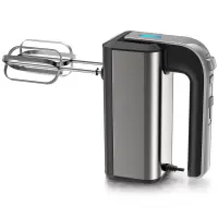 500W-手持式不锈钢和面机 家用直流静音5L小型全自动揉面发酵多功能不锈钢台式打奶油和面机
