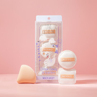 MK349棉花糖粉扑-MK349棉花糖 棉花糖粉扑海绵夹层不卡粉不易吃粉有弹性上妆服帖三个装