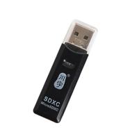颜色随机 USB2.0 川宇C296原装 多功能USB2.0高速TF/SD读卡器 不支持128G