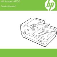 服务手册 维修资料 惠普HP N9120商用扫描仪拆机手册服务手册故障代码