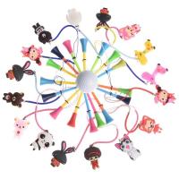 混色 (1支装)颜色随 高尔夫球钉小公仔卡通图案绳索防丢失塑料TEE球座高尔夫配件3只装