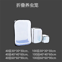 40目30*30*30cm 昆虫饲养笼折叠养虫笼 蝴蝶笼昆虫观察笼科学生物实验器材野外采集笼