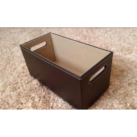 白色 30*15*15 高档皮革大容量CD盒DVD架VCD盒 皮质收纳盒杂物盒光盘盒碟片盒