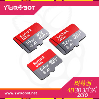 读卡器 多功能读卡器 YwRobot微型电脑开发板配件16G闪迪TF存储卡读卡器适用于树莓派