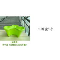 1层四瓣盆加高用无托盘无轮需要 三瓣的加2元 塑料 默认发绿色 泡沫箱种植蔬菜阳台天台种菜种植箱楼房神器室内室外多层实用