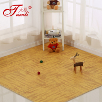 浅色木纹 长宽厚30*30*1.0cm 16片装送边条 天利木纹地垫仿木地板垫儿童拼图地垫卧室拼接泡沫地垫加厚爬行垫