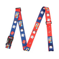 红蓝米奇 宽2.5cm 长160cm 卡通牵引绳 卡通款牵引绳儿童扭扭车滑板车自行车学步车拉绳书包防走丢失带子