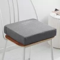 亮灰色-方 40*40cm(5厘米厚度) 坐垫加厚不塌加高练车跪拜宿舍老人便携椅子摇篮椅高密度海绵轮椅