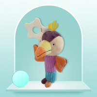 小鸟BB棒手摇铃 30cm 卡通宝宝安抚玩具婴儿手偶玩具玩偶指偶动物玩偶套一家人手套玩偶