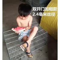 加粗双开门70x30 x40裸笼卡扣 鸽子笼养殖笼特大号家用鸡笼配对笼鸽子笼兔笼鸟笼子鸽子笼子大号