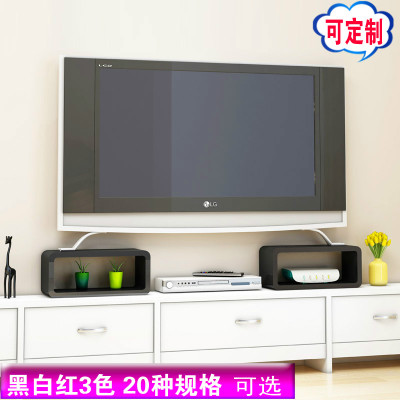 长20*深20*高10 两个白色 烤漆桌面置物架平板电视垫高架显示器支架电视柜增高电线插座收纳