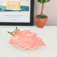 叶子款 北欧式INS家居卫生间浴室宾馆民宿 陶瓷洗衣皂盘托 肥皂香皂碟 盒