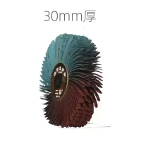打磨机头30X118mm 岩威直式气动打磨机异形菠萝蜜抛光轮家具底漆刷木工凹槽线条