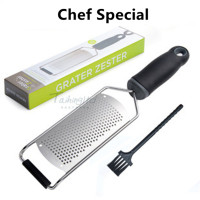 奶酪刨-送刷 304不锈钢加宽芝士刨 奶酪柠檬刨 坚果刨 松露刨 带护套 送刷子