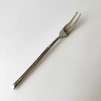 小号叉1支 库存微瑕品 XMAN+库存外贸汤勺小叉子304不锈钢西餐勺子水果叉家用儿童吃饭勺