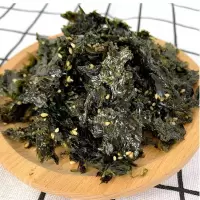 芝麻炒海苔条净重250克 海苔丝原味商用海苔碎条毛重500g芝麻炒海苔章鱼小丸子海苔紫菜粉
