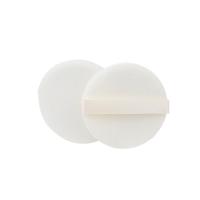 细丝带两片粉扑 适用muf圆盒粉饼 玫珂菲mu 粉饼粉扑圆方盒适用替换后f香奈儿ct粉饼圆形植绒化妆棉