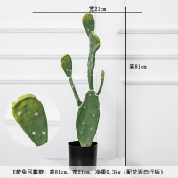5款插花泥高80cm 仿真仙人掌树大型植物盆栽室内室外仿生假绿植造景仙人柱装饰摆件