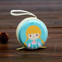 黄辫女孩 古筝指甲胶布收纳包盒 卡通包琵琶指甲铁盒乐器配件指甲袋