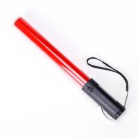 36cm红色电池款 36cm交通指挥棒 LED指挥棒 荧光棒 发光棒多色疏散车辆信号指挥灯