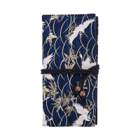 白鹤 13孔 和风系列化妆刷收纳包收纳袋卷包复古中国风刷包