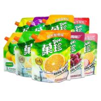 I14-[壶嘴装]甜橙400g*1袋 学生速溶果粉冲泡果汁粉壶嘴装泡冲水喝的饮品橘子粉冲饮宝宝多味