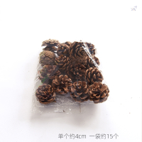 小松果15个 树叶 幼儿园环境创设秋天主题氛围环创材料教室挂饰森系松果枫叶松子壳