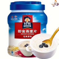 1000克*1桶 格林麦片即食燕麦片1000g*2桶装谷物营养早冲饮免煮开水泡食贵格