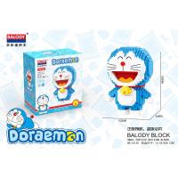 16130站姿 贝乐迪哆啦A梦系列正版授权 星座颗粒积木拼装玩具摆件机器猫礼物