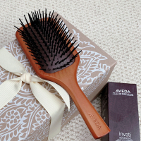 艾凡达气垫梳(小号) 气垫梳气囊按摩梳子防脱发枫木梳卷发梳头皮经络护理清洁神器家用