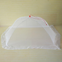 白色/纯色/长110宽60 伞罩式婴儿童蚊帐免安装带支架婴儿床儿童折叠小孩防蚊罩无底蚊帐