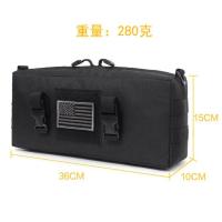 黑色 MOLLE杂物包男多功能战术腰包户外大容量战术附件包电动车挂包