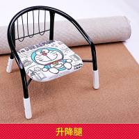 黑色机器猫(简易版) 幼儿靠背椅子儿童餐椅放屁凳子宝宝吃饭椅防滑家用板凳卡通叫叫椅