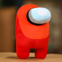 红色款 10厘米 送运费险钥匙扣 太空狼人杀抱枕毛绒玩具公仔游戏同款钥匙扣玩偶手偶挂件