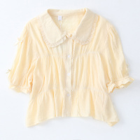 衬衣 6578 均码 啊啦柏牛仔连衣裙女设计感小众夏季宽松小个子无袖背心裙背带短裙